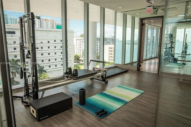 a view of a hallway with entryway