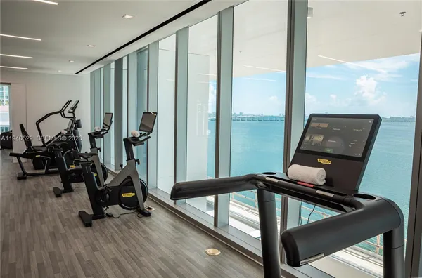 a view of a lake in middle of the house