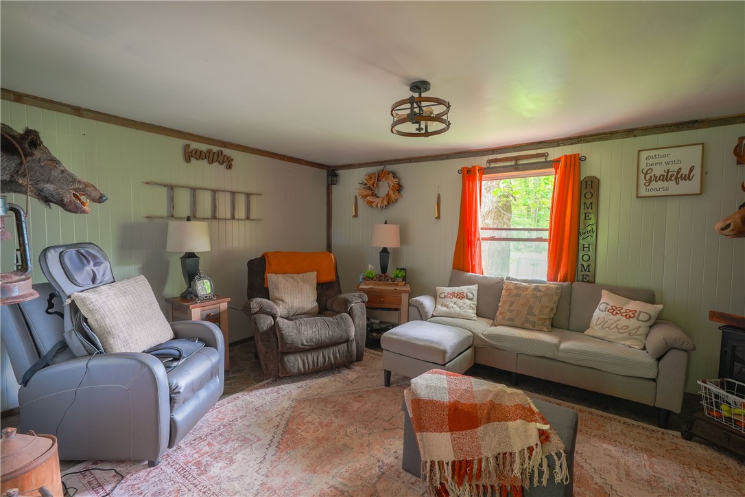 3356 Joe McMahon Road Birdsall, NY 14822 - Photo 45 of 50 Seasonal Cabin Living Room