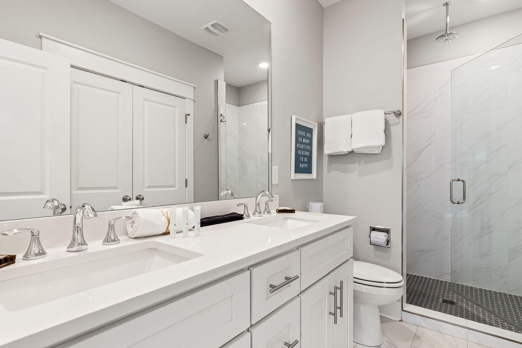 72 Magical Place Santa Rosa Beach, FL 32459 - Photo 17 of 44 a bathroom with a sink and a mirror