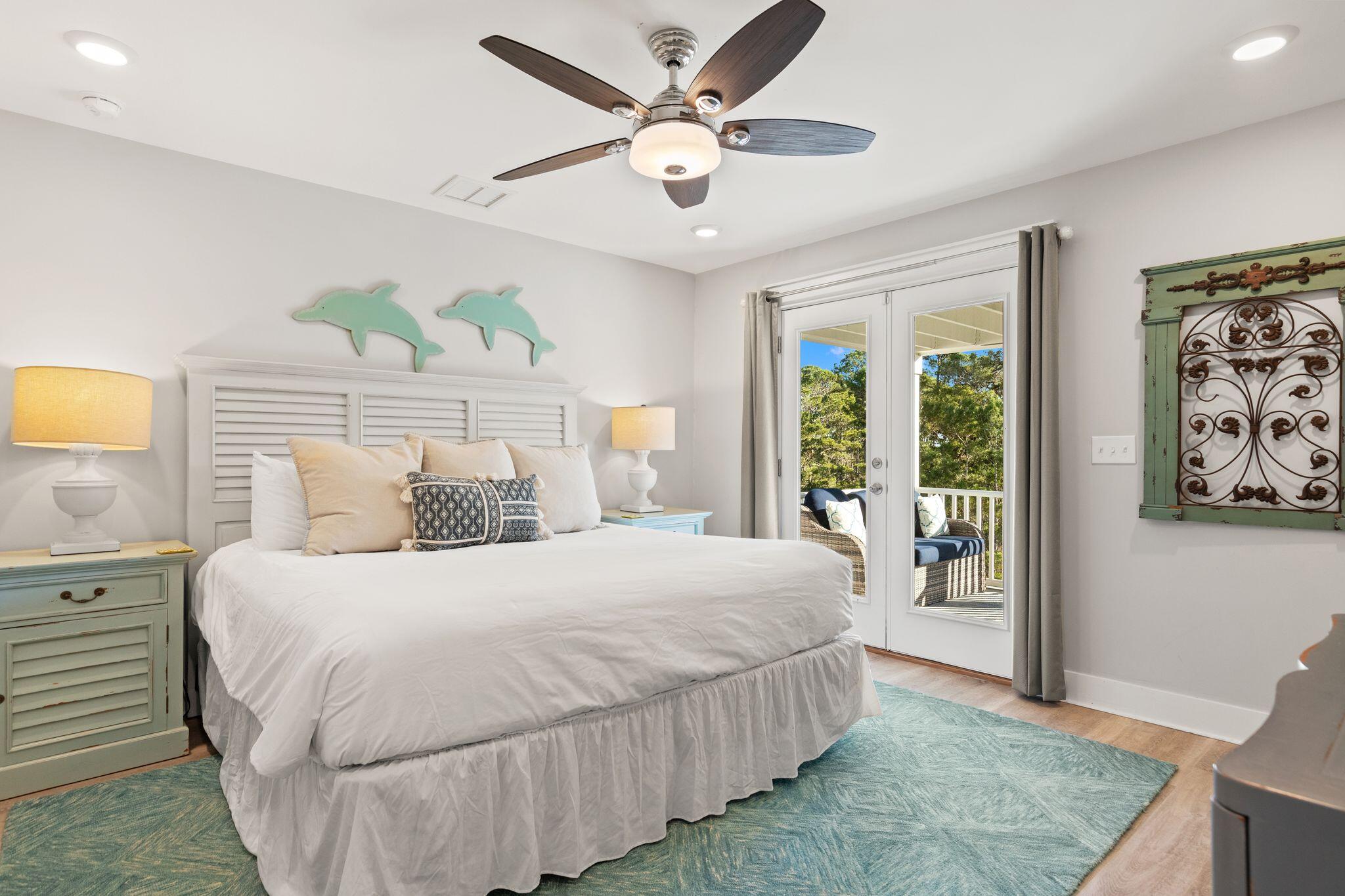 72 Magical Place Santa Rosa Beach, FL 32459 - Photo 24 of 44 a bedroom with a bed mirror and window