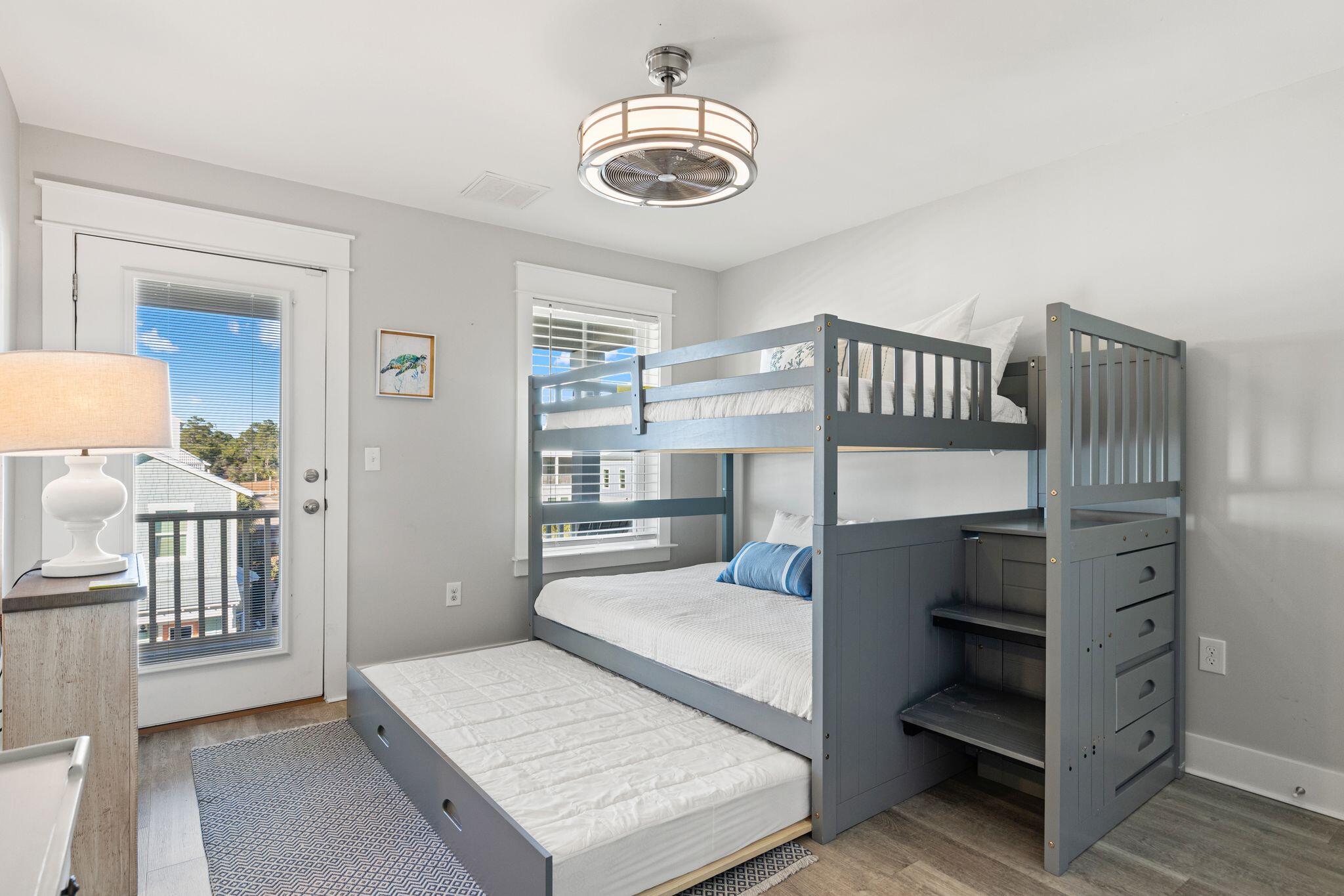 72 Magical Place Santa Rosa Beach, FL 32459 - Photo 27 of 44 a bedroom with a bed and a view of bedroom