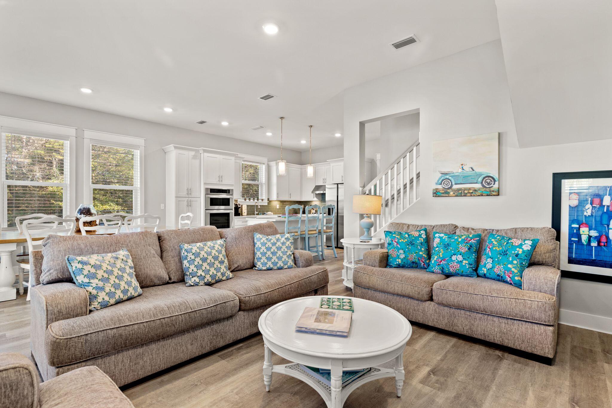 72 Magical Place Santa Rosa Beach, FL 32459 - Photo 3 of 44 a living room with furniture and a large window