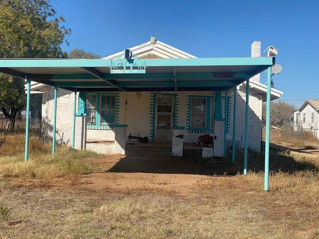 a view of a house with patio