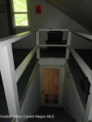 a view of workspace with wooden floor