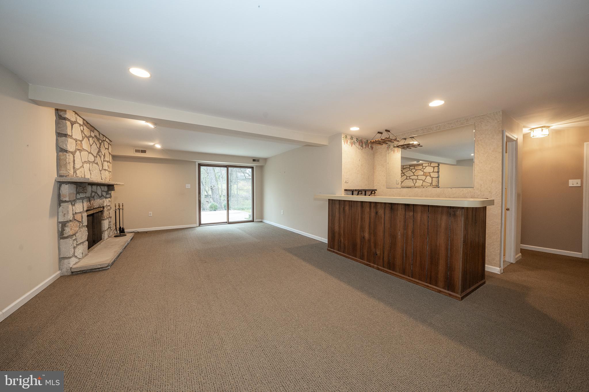 107 Cove Road Broomall, PA 19008 - Photo 24 of 41 Lower Level Family Room with Wetbar