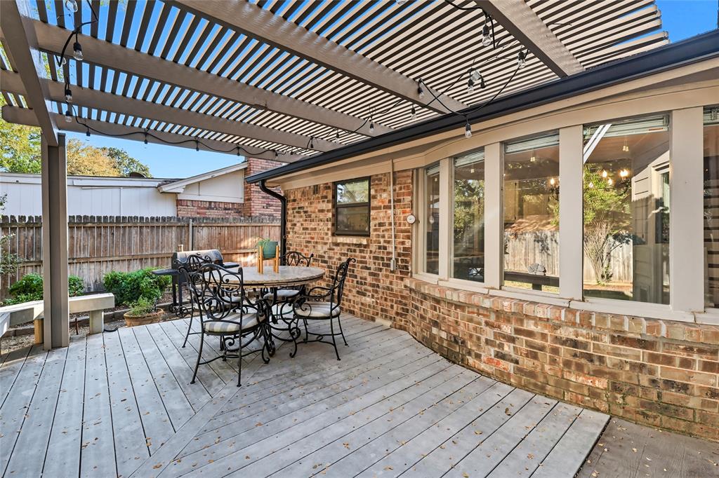 2908 Steve Drive Hurst, TX 76054 - Photo 34 of 40 a patio view with a seating space