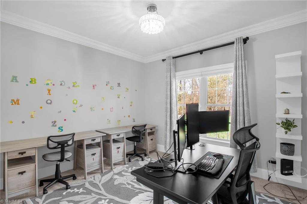 8174 Rob Roy Drive Summerfield, NC 27358 - Photo 20 of 47 First floor office