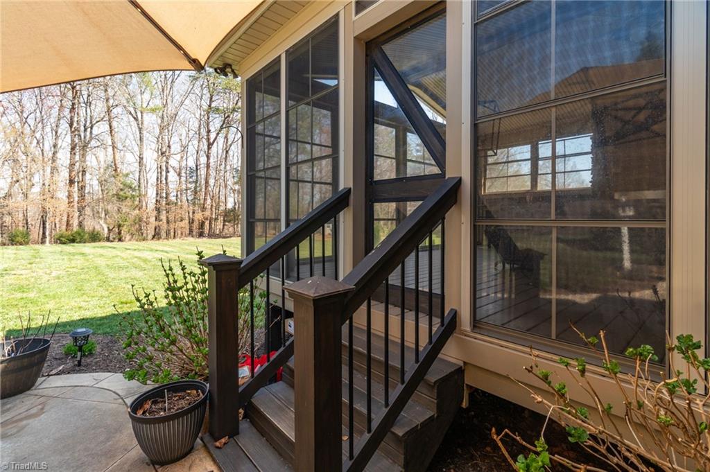 8174 Rob Roy Drive Summerfield, NC 27358 - Photo 38 of 47 Exit from porch