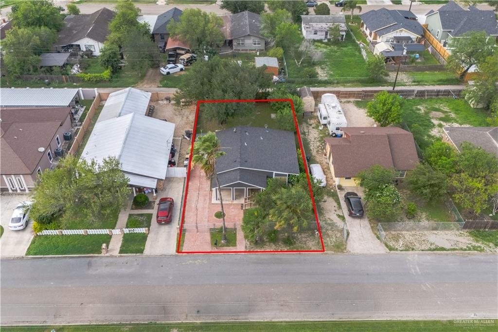 212 North Street Mission, TX 78572 - Photo 23 of 26 an aerial view of residential houses with outdoor space and street view