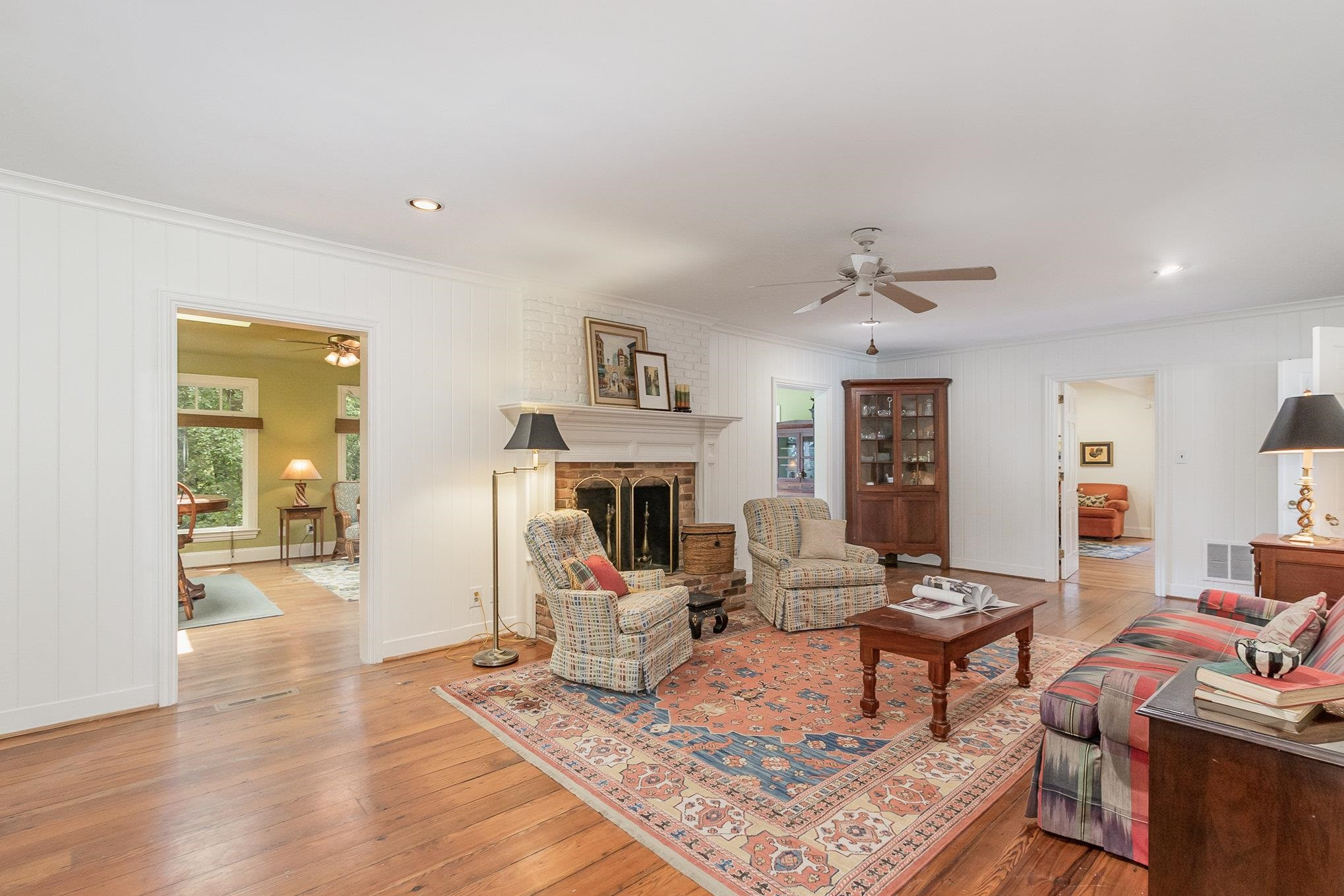 3327 Landor Road Raleigh, NC 27609 - Photo 18 of 60 A comfortable Family Room situated in the center of the home with access to the Sunroom and Kitchen. Family Room
