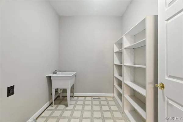 a view of an empty room