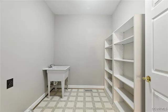 a view of an empty room