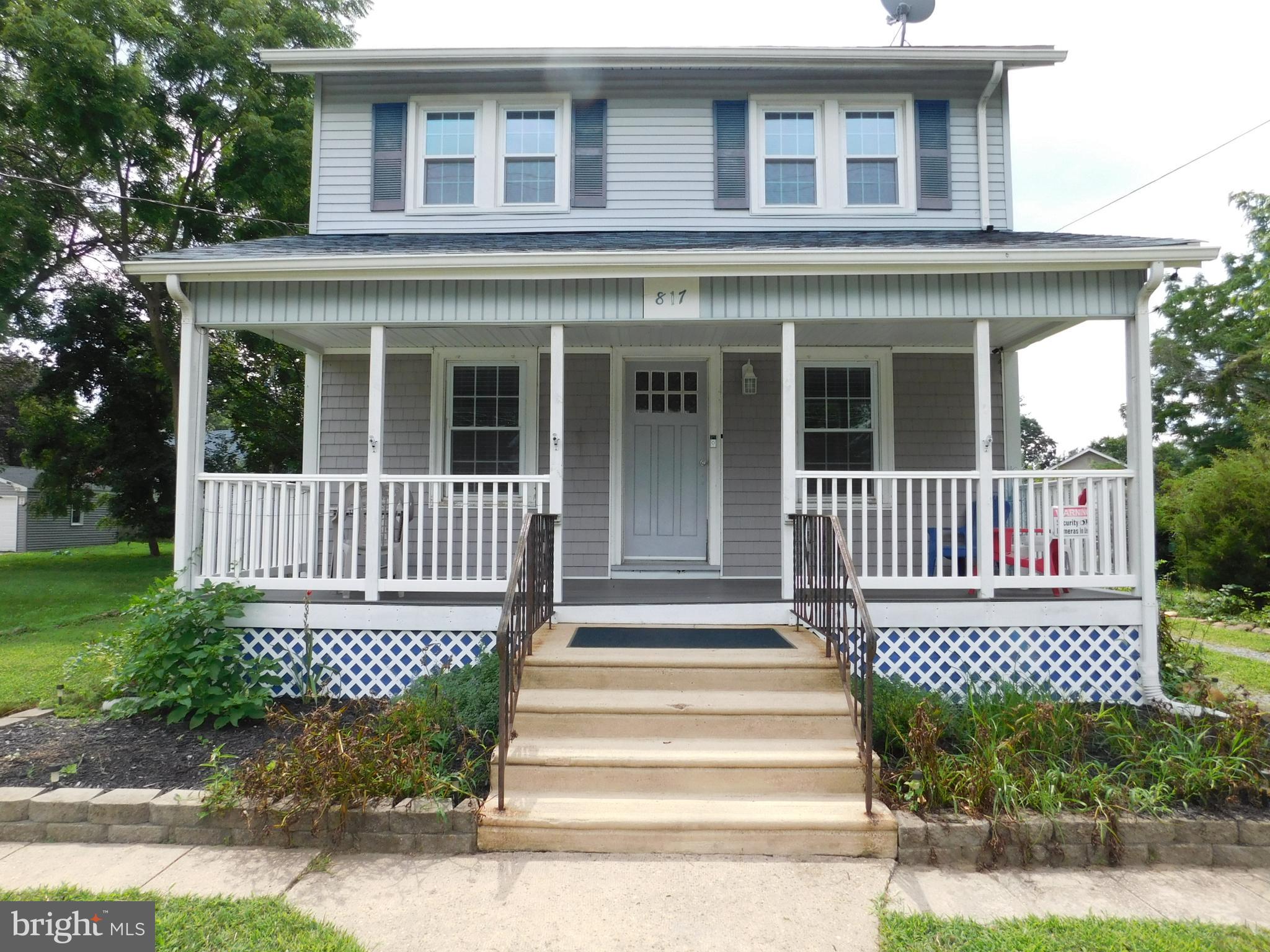 817 Union Landing Road Cinnaminson, NJ 08077 - Photo 1 of 30 Front exterior with front porch