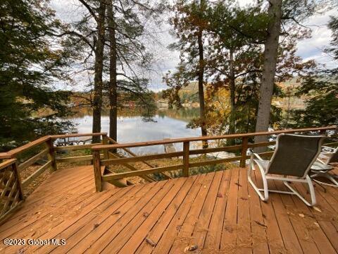 74 Reardon Road Queensbury, NY 12804 - Photo 8 of 22 Deck and Lake View