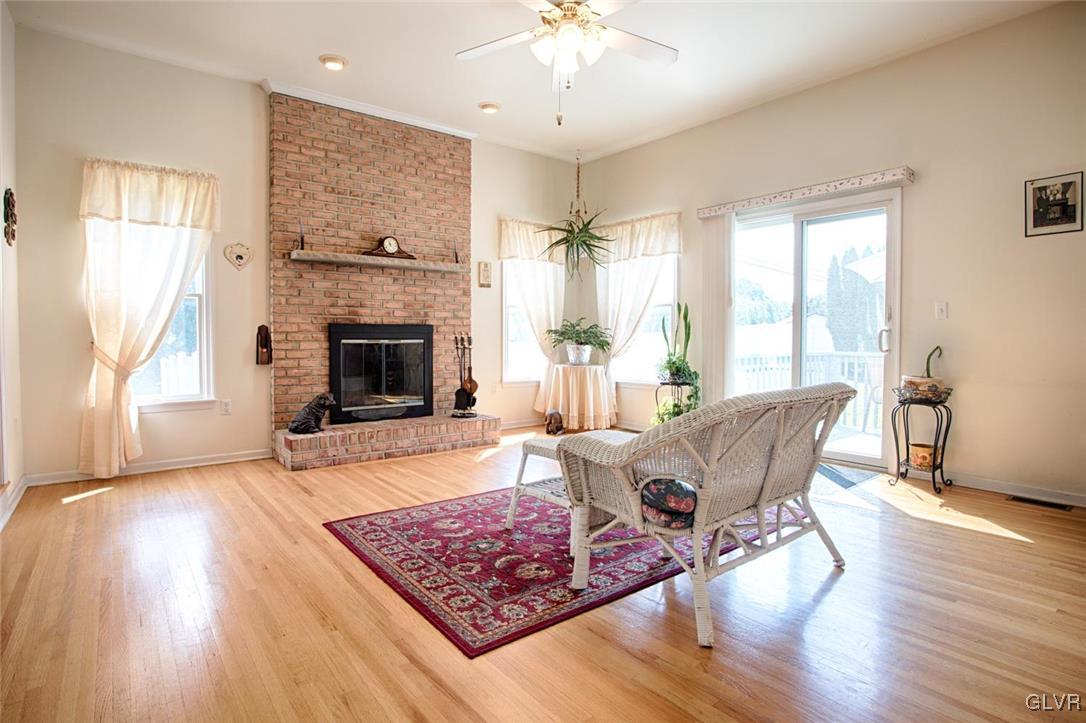 90 Morvale Road Easton, PA 18042 - Photo 6 of 38 a living room with furniture and a fireplace