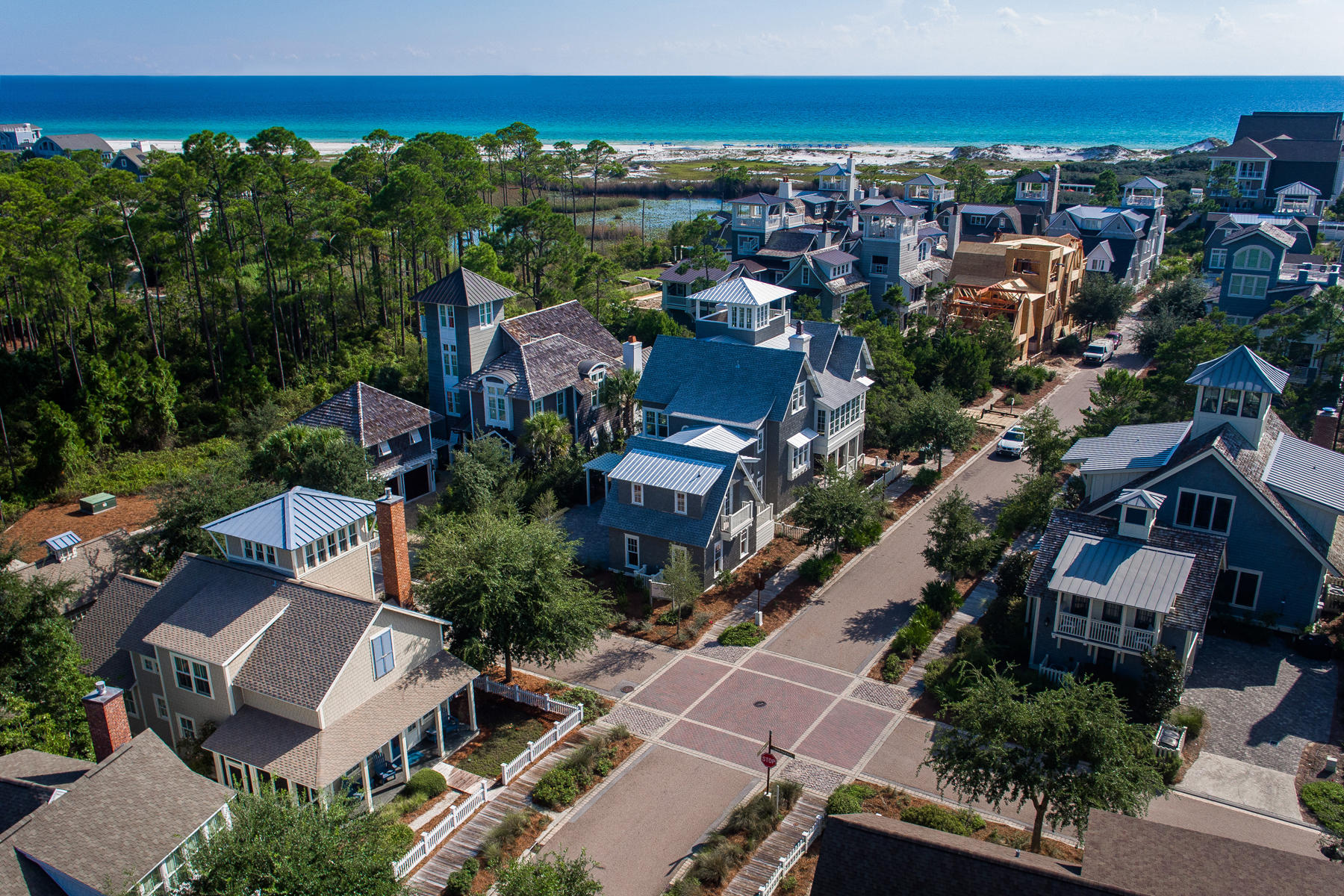 295 Salt Lane Inlet Beach, FL 32461 - Photo 24 of 26 an aerial view of multiple house