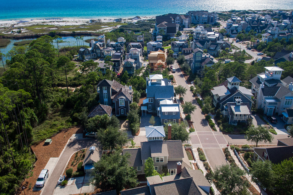 295 Salt Lane Inlet Beach, FL 32461 - Photo 25 of 26 an aerial view of residential houses with outdoor space and trees