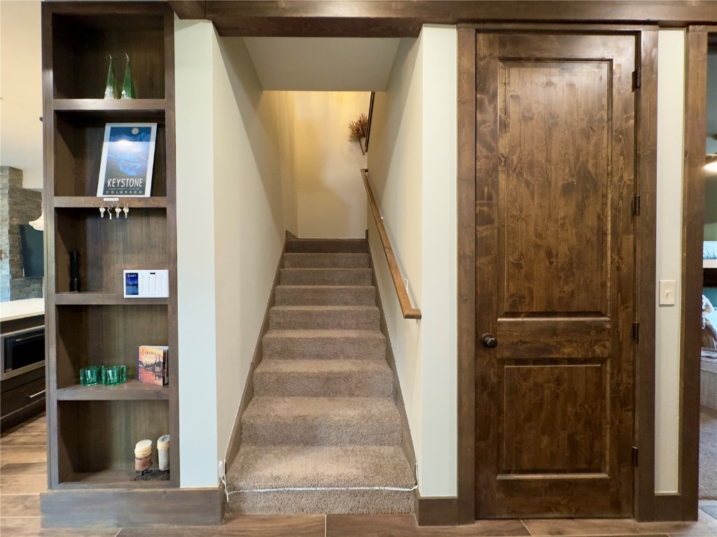 102 Lake Ridge Circle, Unit 1893 Keystone, CO 80435 - Photo 24 of 49 Carpet thoughtfully installed on stairs between Main & Upper Levels