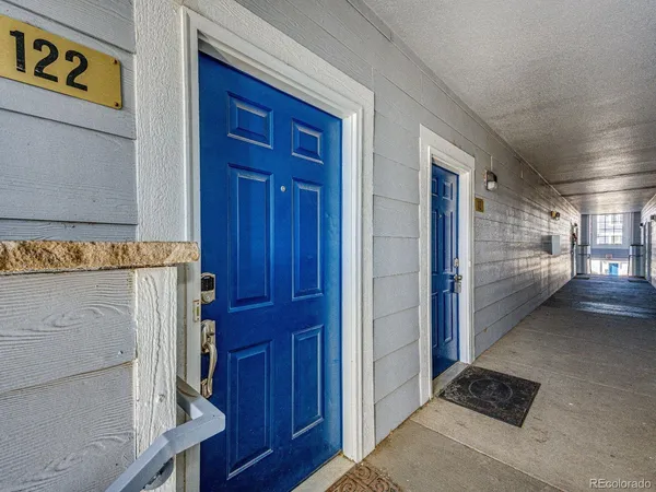 a view of hallway with stairs
