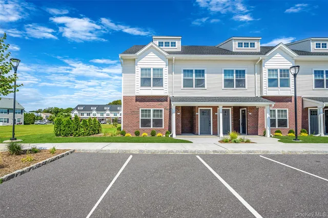 a front view of a building