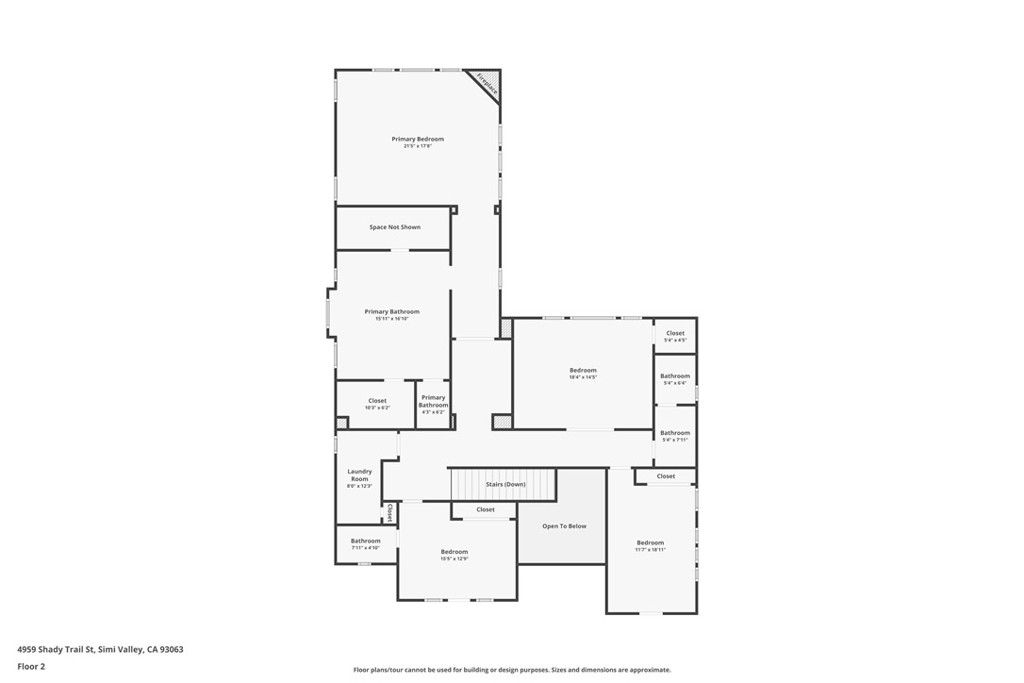 4959 Shady Trail Street Simi Valley, CA 93063 - Photo 40 of 40 a picture of floor plan