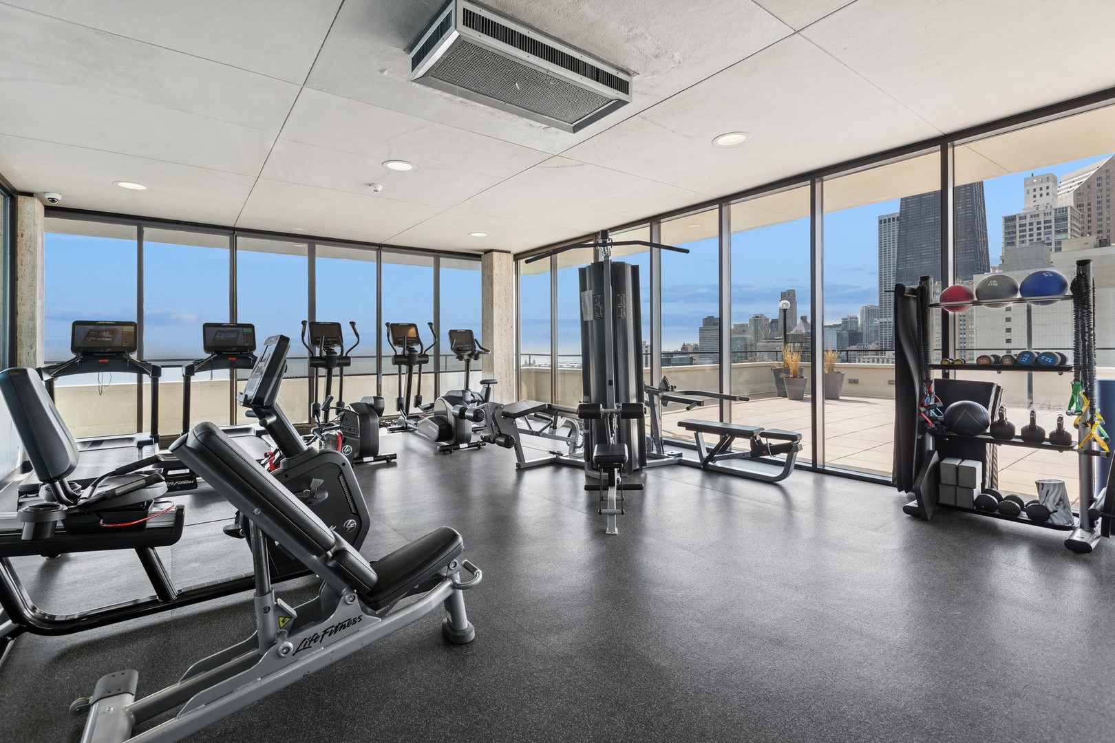 1212 North Lake Shore Drive, Unit 16BS Chicago, IL 60610 - Photo 25 of 26 a view of a room with gym equipment