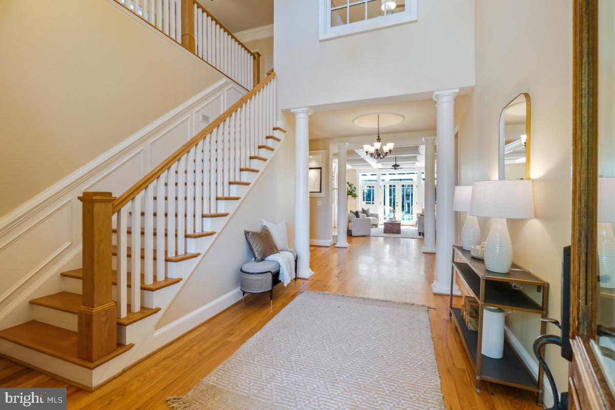 217 Talahi Road Southeast Vienna, VA 22180 - Photo 6 of 63 a view of entryway and hall with wooden floor