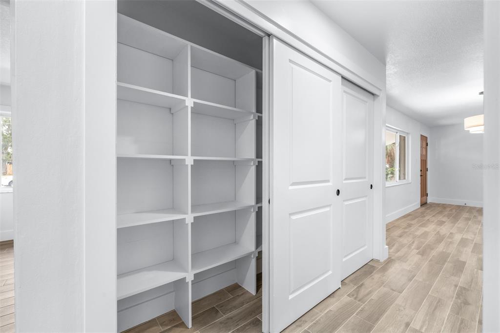 6312 Fairway Boulevard Apollo Beach, FL 33572 - Photo 17 of 58 a view of a hallway with closet