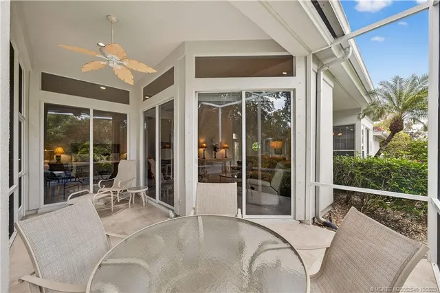 a outdoor space with furniture