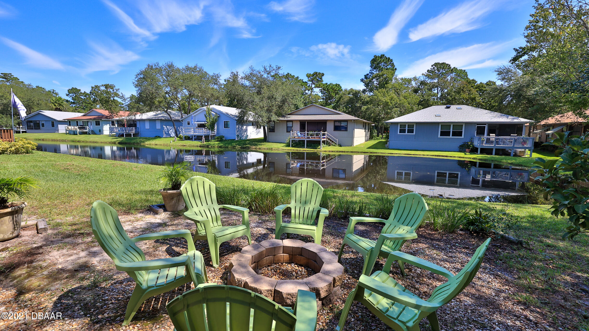 84 Crooked Pine Road Port Orange, FL 32128 - Photo 5 of 40 Back Yard Firepit