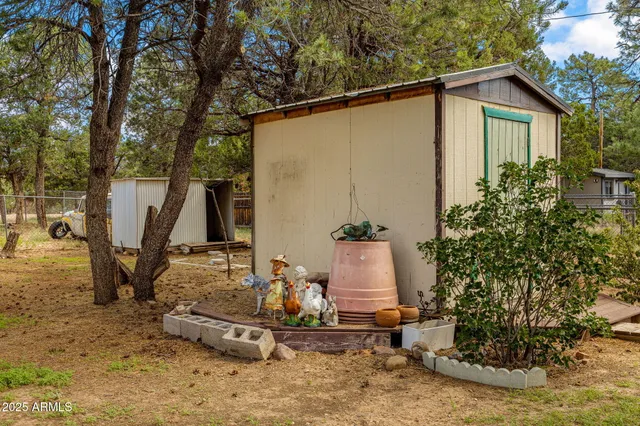 a view of outdoor space with garden