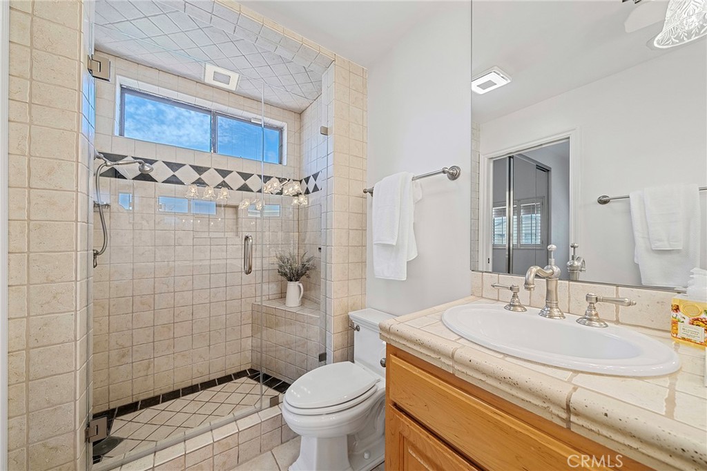 4277-1 Las Virgenes Road Calabasas, CA 91302 - Photo 15 of 28 Hugh wall-in shower in main bathroom.