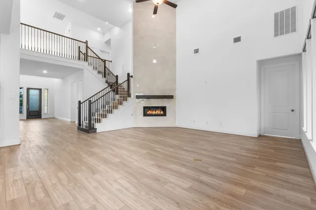a kitchen with a sink and refrigerator
