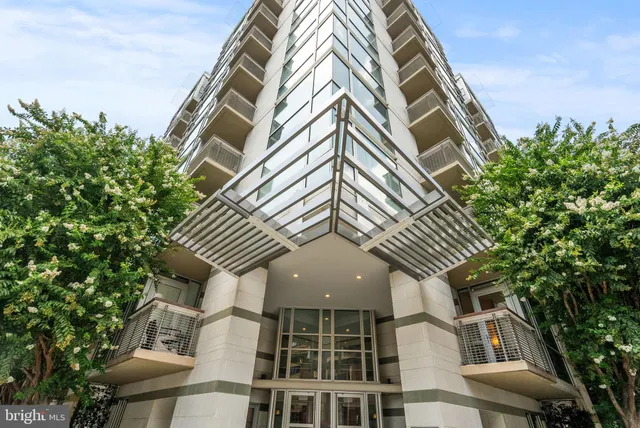 a front view of a building