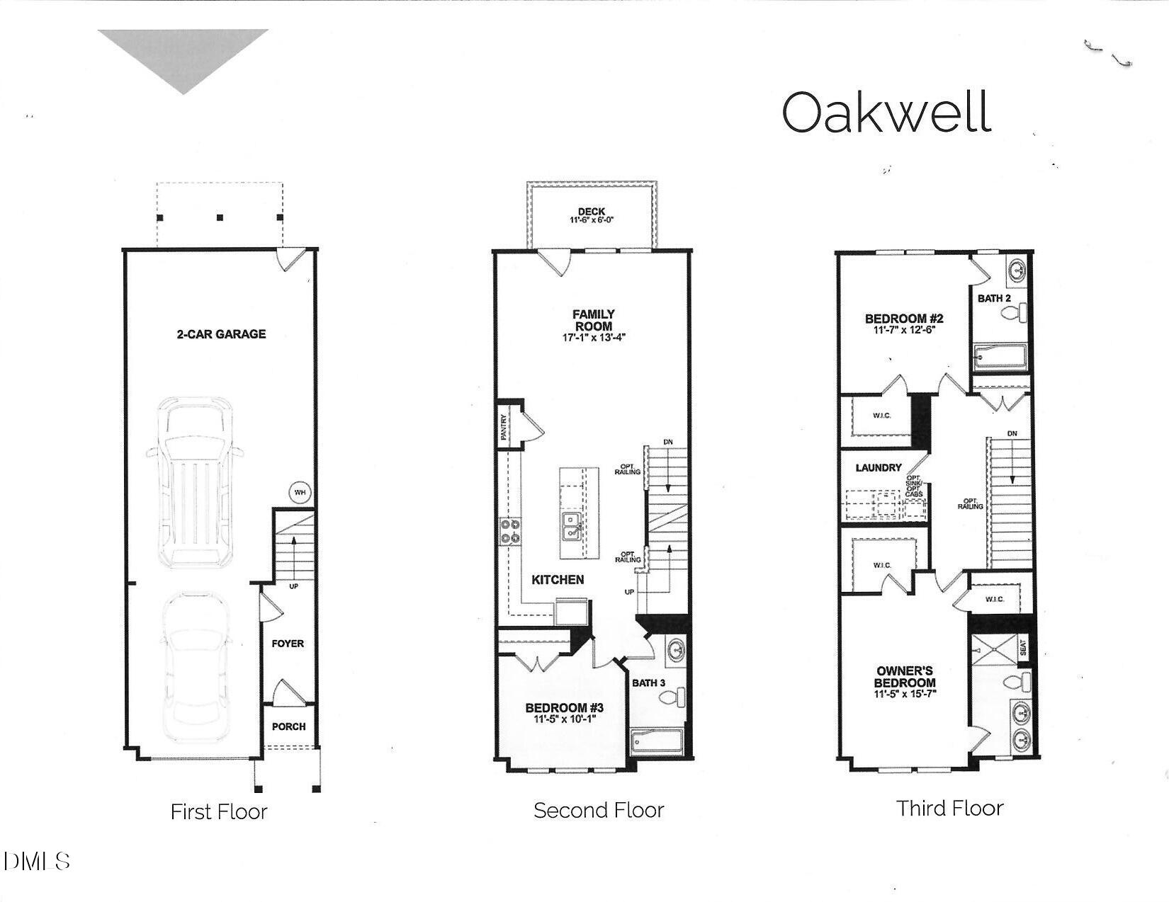 3021 Worthy Way Durham, NC 27703 - Photo 38 of 38 Floorplan