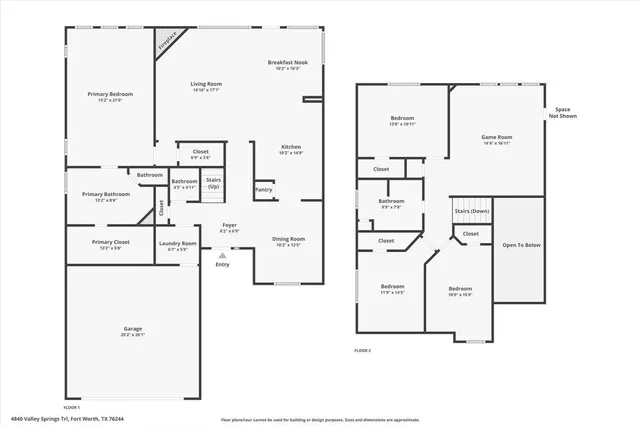 $375,999 | 4840 Valley Springs Trail, Fort Worth, TX 76244