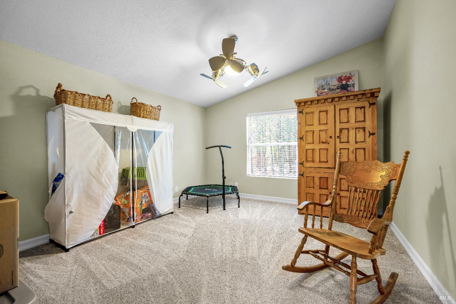 22945 Ridge Road Willits, CA 95490 - Photo 12 of 48 a view of a livingroom with furniture and a ceiling fan