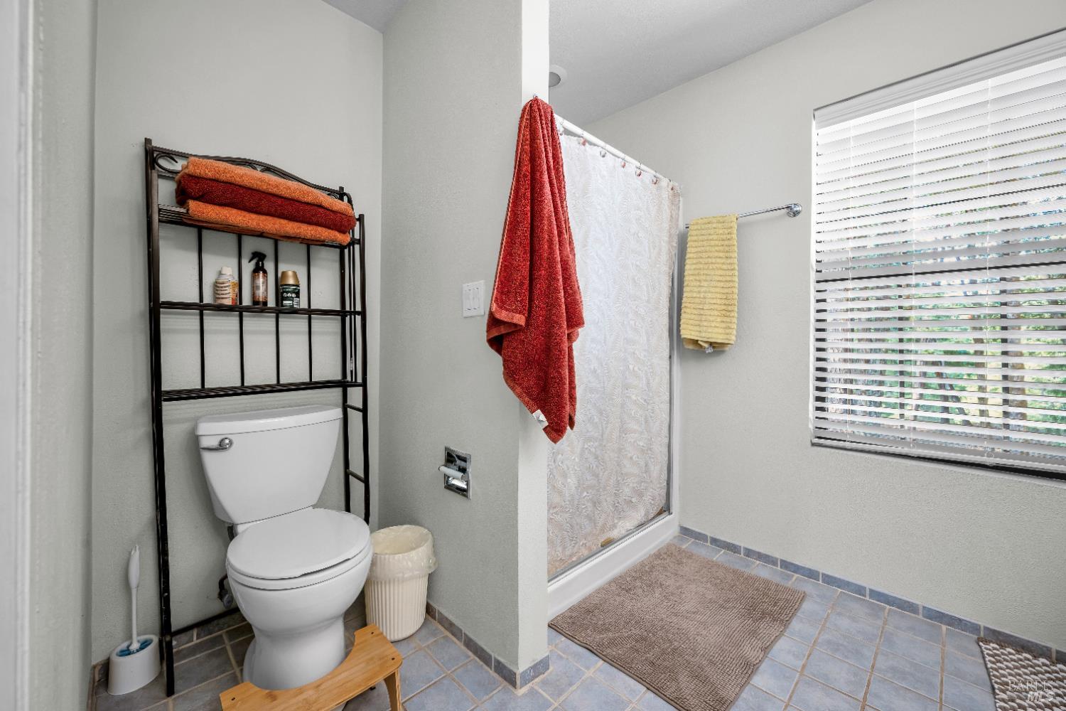 22945 Ridge Road Willits, CA 95490 - Photo 37 of 48 a bathroom with a toilet and a shower