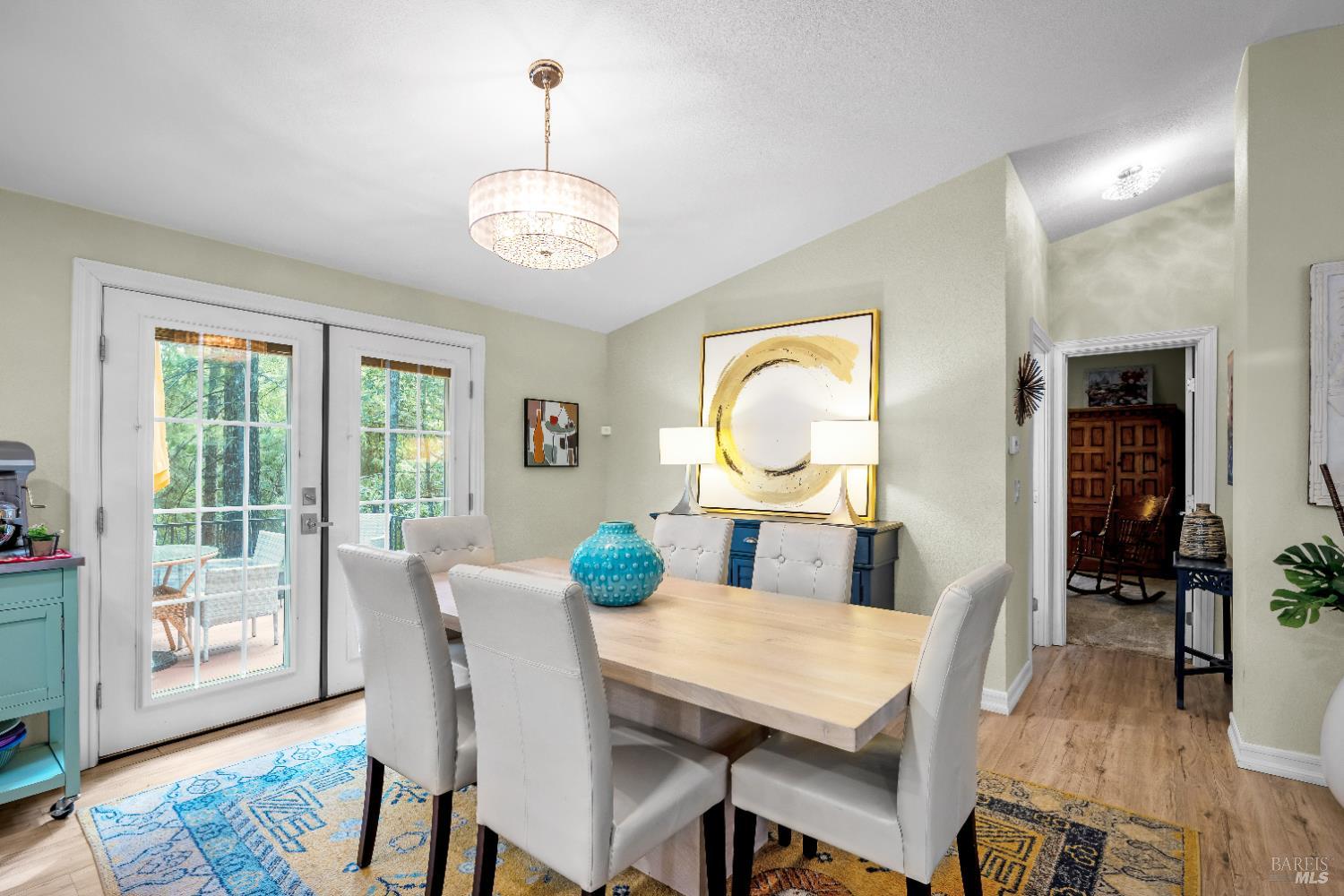 22945 Ridge Road Willits, CA 95490 - Photo 9 of 48 a view of a dining room with furniture window and wooden floor