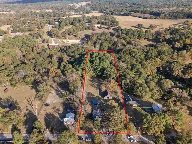 a view of mountains and building