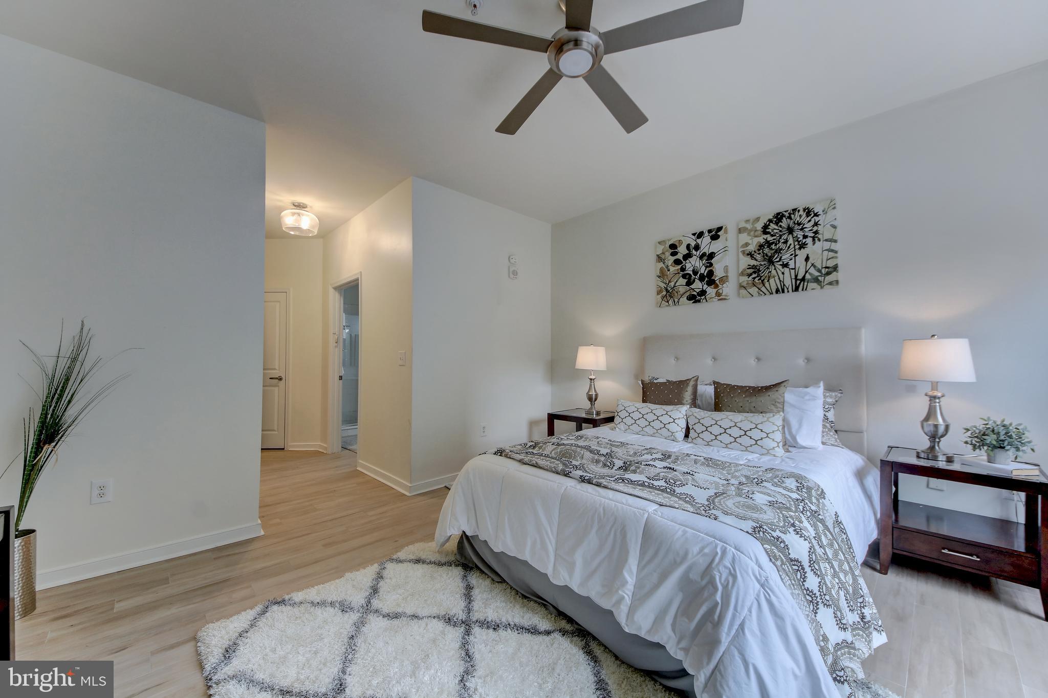 8045 Newell Street, Unit 118 Silver Spring, MD 20910 - Photo 11 of 27 Primary bedroom w/en-suite bath and walk-in closet