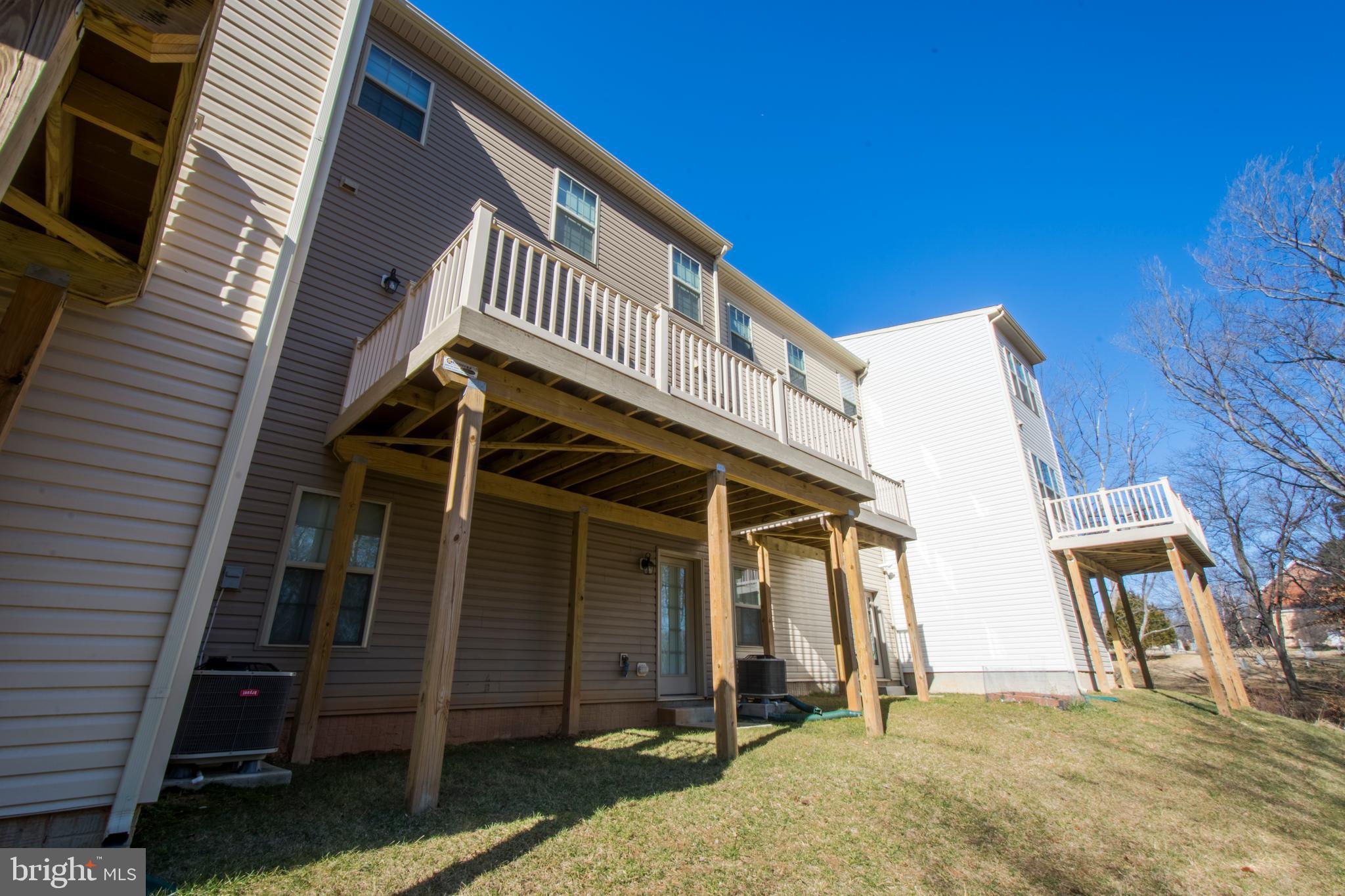 7809 Rappaport Drive Jessup, MD 20794 - Photo 51 of 84 Rear Deck Overlooks Trees