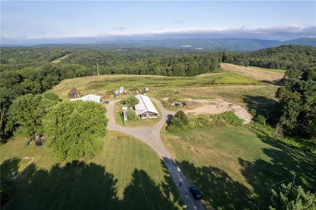 a view of lake with mountain