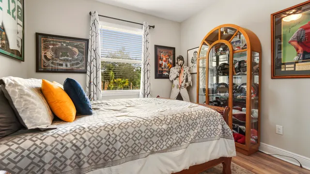 an aerial view of house with yard swimming pool and outdoor seating
