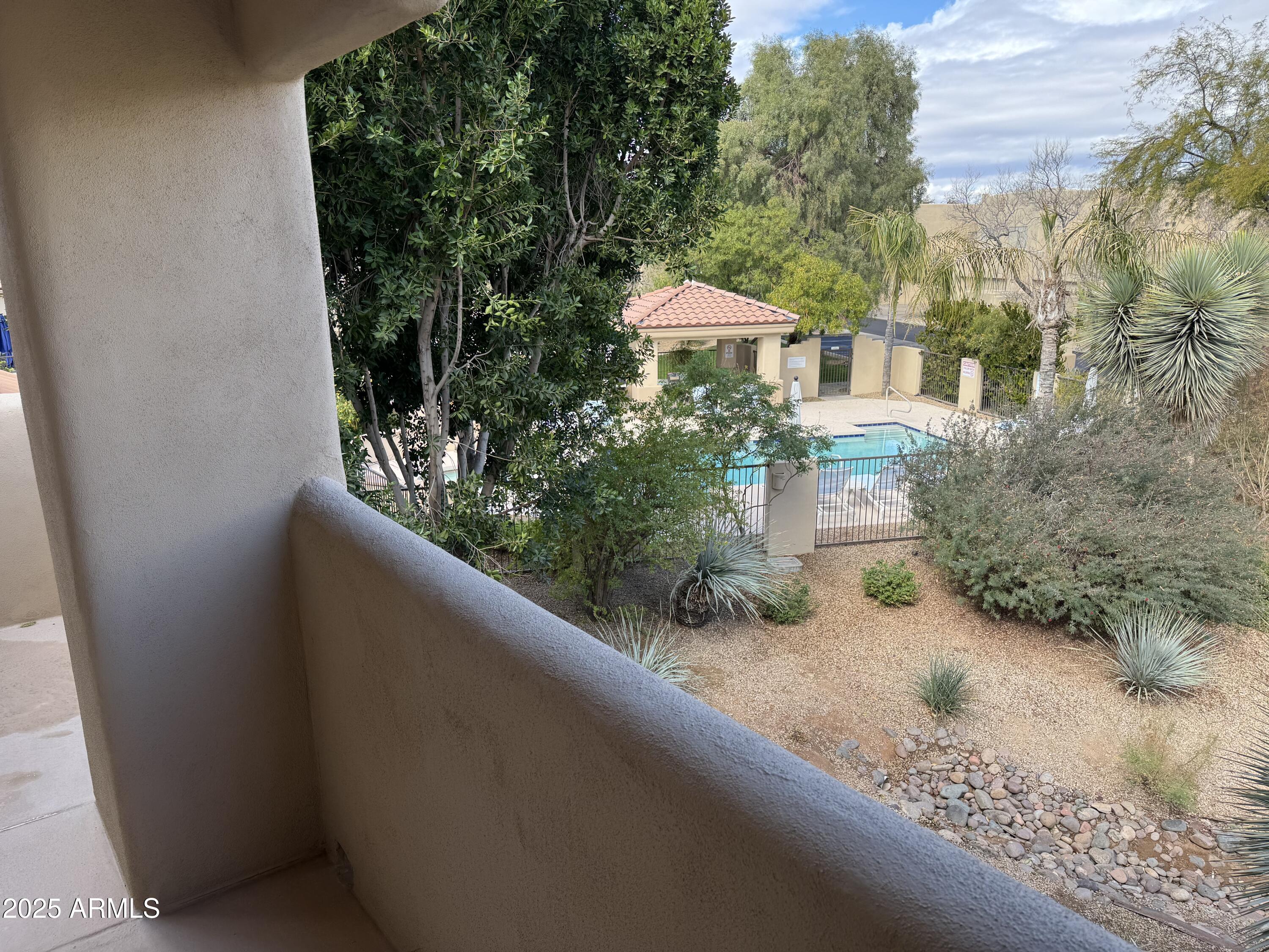 9065 East Gary Road, Unit 124 Scottsdale, AZ 85260 - Photo 47 of 52 POV balcony/pool