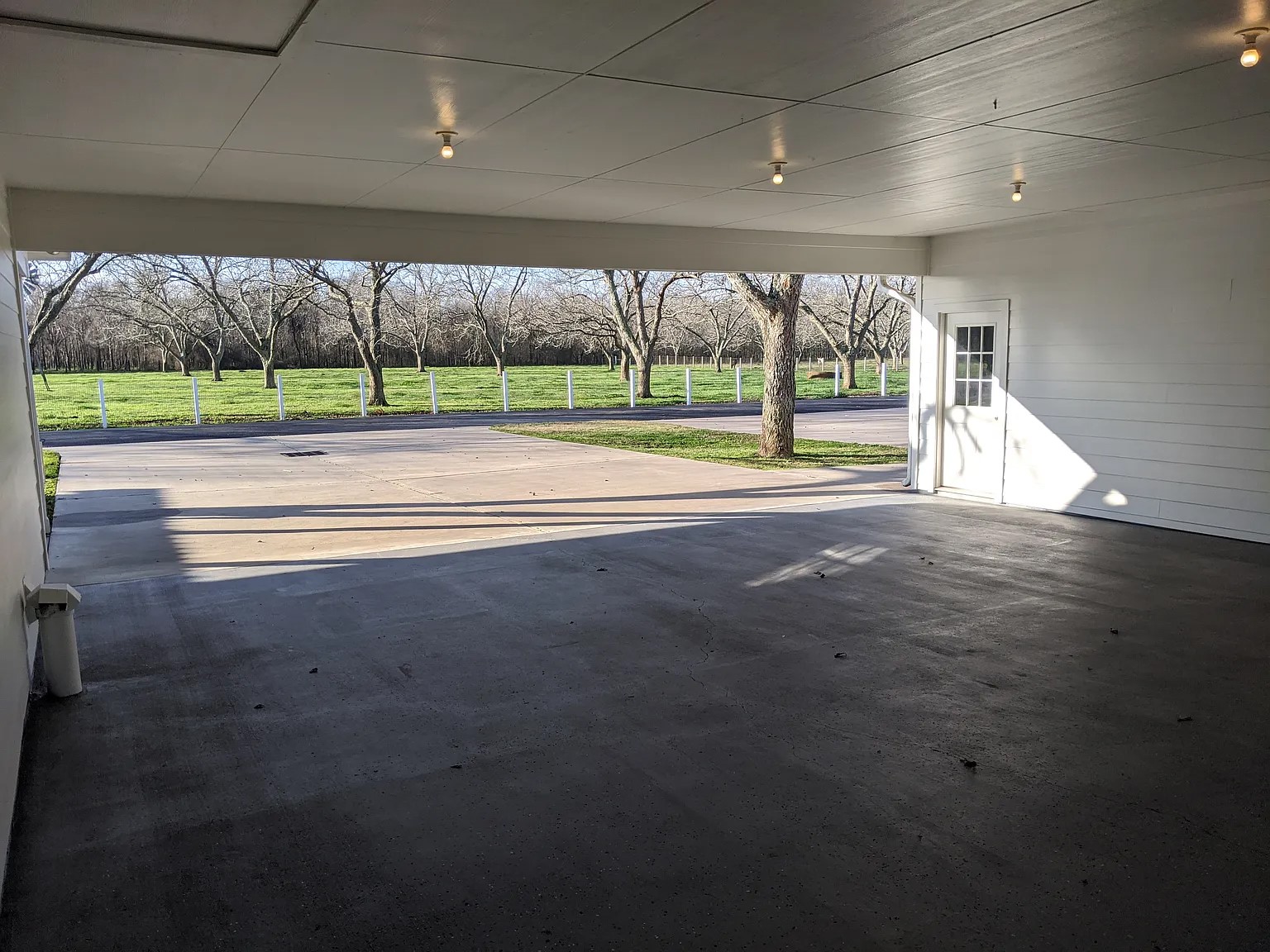 4309 Bowser Road Fulshear, TX 77441 - Photo 21 of 21 a view of an empty room with a floor to ceiling window and tree