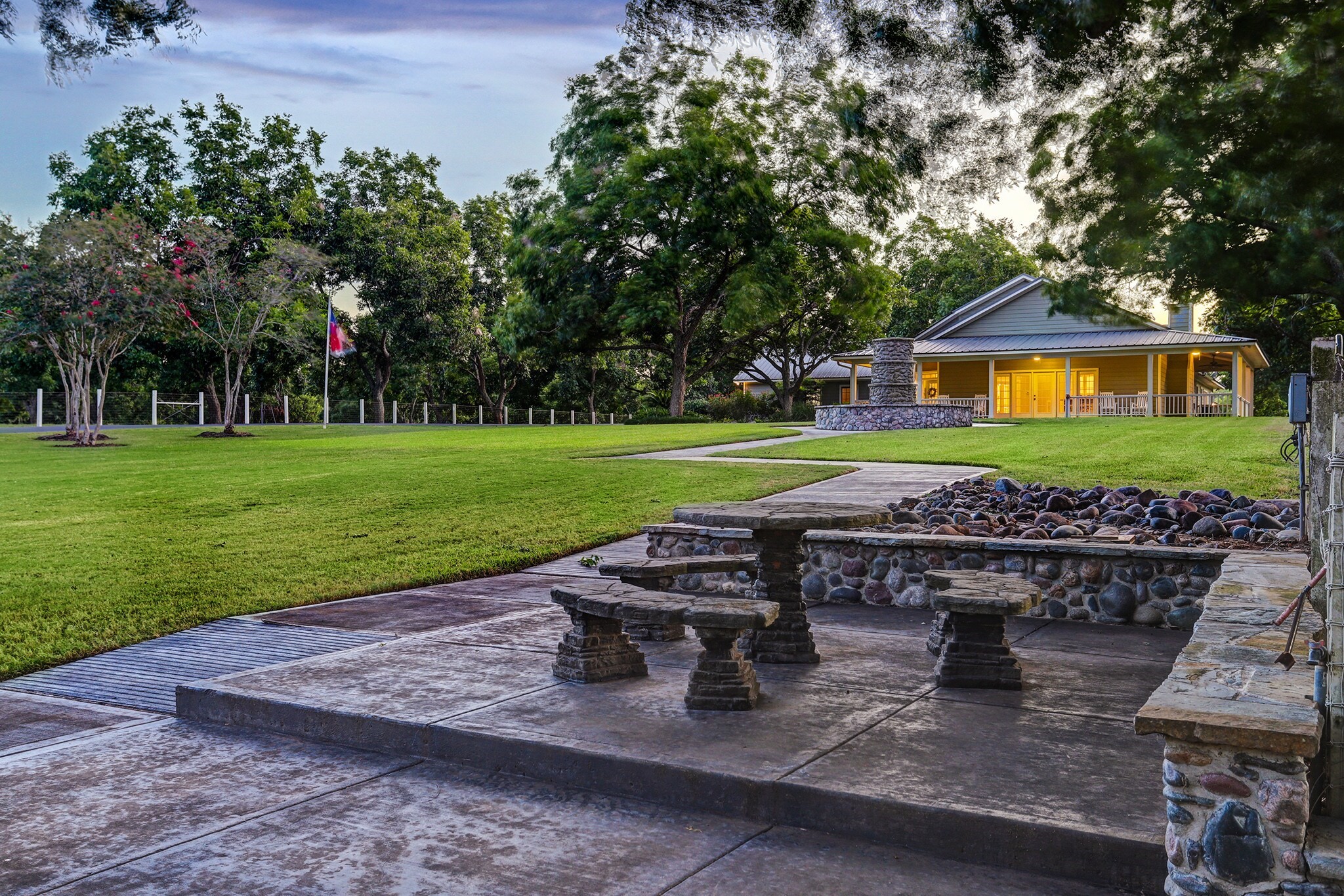 4309 Bowser Road Fulshear, TX 77441 - Photo 9 of 21 a front view of a house with garden