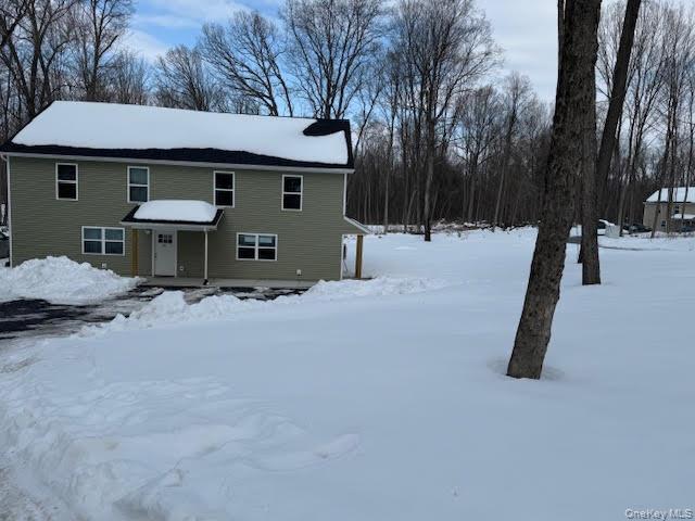 11 Alexandra Matthews Road, Unit B Wallkill, NY 12589 - Photo 41 of 41 a front view of a house with a yard and garage
