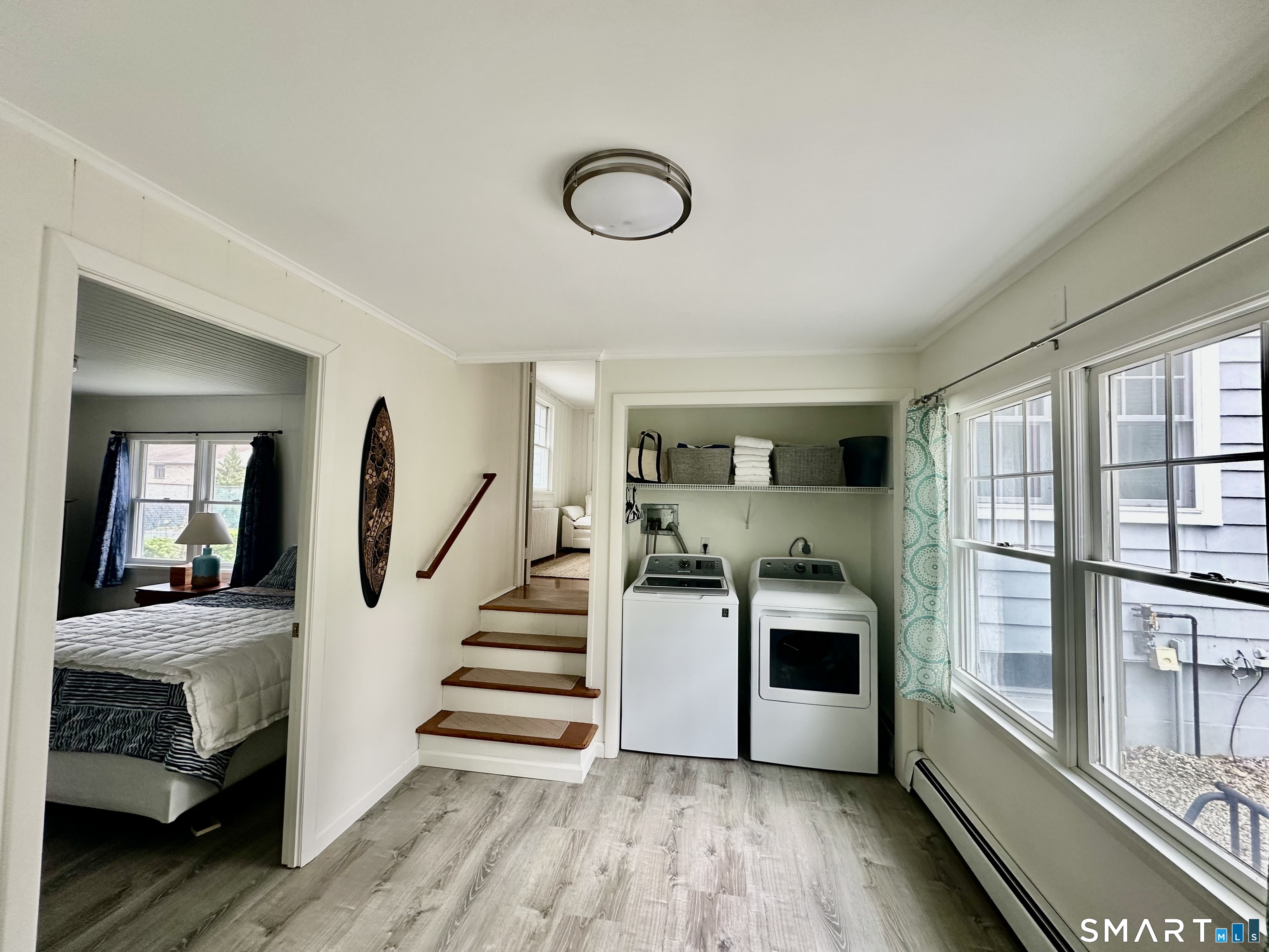 36 Attawan Road East Lyme, CT 06357 - Photo 22 of 40 Stairs back up to Sitting Room off of Dining Room